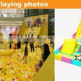 U-Rides White Snow Bear Giant Inflatable Ocean Ball Pool With Slides and Toys thumbnail-3