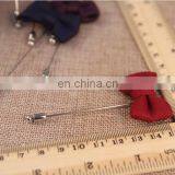 Men's Business Suit Fabric Bowtie Brooch Pin thumbnail-2