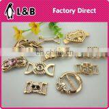 Fashion Lady Shoe Decorative Flower Pattern Plastic Ornaments for Shoes