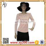 Wholesale Plain Color Long Sleeve Bottoming t Shirt With High Quality for Woman thumbnail-1