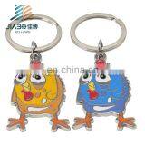 Custom Design Hard Enamel Birds Logos Shape Wholesale Harm Enamel Keychain