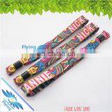 Holiday Break Festival Wristband With Custom Logo for Event, All Kinds Festival Fabric Bracelets thumbnail-1