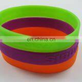 OEM Silicone Bracelet, High Quality Ink Filled Silicone Bracelet With Different Colors, ECO Friendly Silicone Wristband thumbnail-4