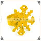 Powder Coating Metal Snowflake Napkin Ring for Christmas Decoration thumbnail-1
