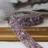 Fashion Design Jewelry Sticker Ribbon Iron on Tape Rhinestone Transfer thumbnail-1