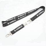 Custom Silicone Printing Boeing Lanyard With Laser Logo on Detachable Clip Silicone Printing Logo Work id Card Holder Lanyard thumbnail-2