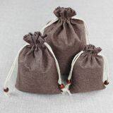 Small Size Various Colors Burlap Candy Bags Jute Wedding Gift Bag With Drawstring Wedding Party Favor Gift Pouches thumbnail-5