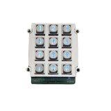 3x4 Layout Matrix Metal Keypad for Access Control thumbnail-3