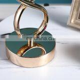 Factory Wholesale Living Room Lighting Custom Luxury Metal Bedside Lamps With Pink Lampshade thumbnail-7