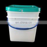 Manufacture High Quality 15L Plastic Square Bucket/pail With Lid and Handle thumbnail-3