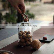 Creative Glass Storage Bottle Cork Lid Spices Sugar Coffee Container thumbnail-4