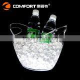2016 Customize Rechargeable Battery Powered Illuminated Acrylic Plastic Led Ice Bucket thumbnail-1