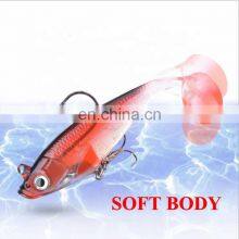 8cm 10cm 12cm 14cm Fishing Lure Plastic Soft Lure With Lead Jig Hook and Treble Hook thumbnail-4