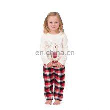 Wholesale Custom Print Adult Children Cotton Couple Women Pants Family Christmas Pajamas Sets thumbnail-3