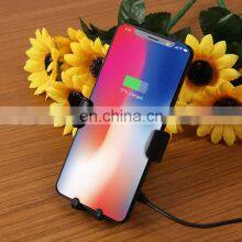 Universal 10W Smart Qi Fast Wireless Mobile Phone Car Charger Mount thumbnail-3