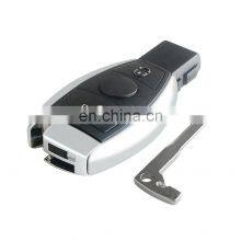 2 Buttons Keyless Entry 433 / 315 Mhz Car Remote Key Case For Benz NEC & BGA Smart Car Key thumbnail-2