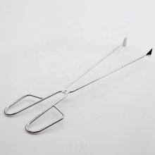 Wholesale Promotion Household Iron With Zinc Coat Food Steak Clamp Kitchen Domestic Party BBQ Tong thumbnail-3