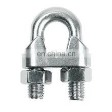 JRSGS Wholesale 3mm - 26mm Rigging Hardware Galvanized/ Stainless Steel DIN 741 Wire Rope Clip Cable Clamp thumbnail-2