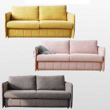 Multifunctional Apartment Sofa Bed Fabric Three-Person Living Room Sofa Art Push-Pull Bed thumbnail-5