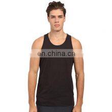 Wholesale 2022 Tank Tops 100% Cotton/Polyester Custom Gym Men's Fitness Tank Top thumbnail-4
