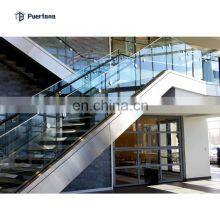 Cheap Modern Balcony Outdoor Metal Side Mount Baluster Stair Glass Railing Design For Balcony Pictures