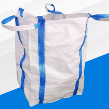 1 2 Ton Big Bag Packing Sack Plastic Container Bag Transparent for Mash or Sand or Wood Top Cross Customized Logo Bulk Flat Loop thumbnail-4