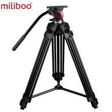 Miliboo MTT611A Professional Aluminum Video Camera Tripod with Fluid Head