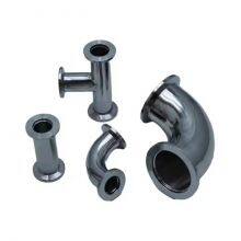 Sanitary Stainless Steel Pipe Fittings Tube Fittings/Elbow/Ferrule With 3A SS304 SS316L 90 Degree Bw Seamless Elbow Pipe Fittings thumbnail-2