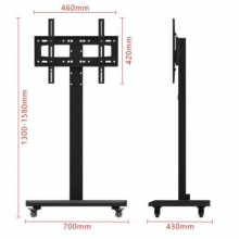 Quality Strong Movable and Fixed TV Bracket and Screen Hang Frame or Movable Stand thumbnail-4
