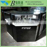 Fashion Wooden Corner Glass Display Cabinet With Soft Led Light Strips thumbnail-2