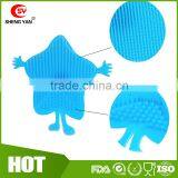 Latest FDA Standard Star And Moon Shape Silicone Body Bath Brush For Babies thumbnail-3