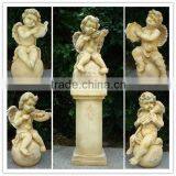 Garden Little Violinist Boy Angel Statue thumbnail-4