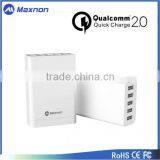 Highpower US EU Power Cord 5port Usb Quick Charge 2.0 Smart Charger for Mobile Phone thumbnail-5