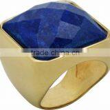 Gold Plated Fashion Ring With Natural Stone thumbnail-1
