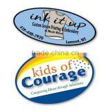 Oval Car Door Magnet, 17" x 11.5" thumbnail-1