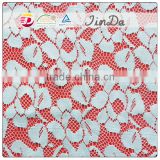 New product high quality cheap white stretch polyester lace fabric for wedding dress