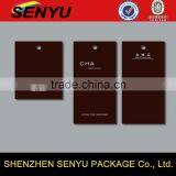 Recycled Material, Apparel Industry Use Paper Hangtag Labels Design With Hole thumbnail-2