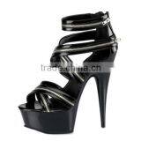High Heel Women Shoes Platform Gladiator Shoes Sexy Women Pump Shoes Cross Ankle Stripper Sandals Fashion Pole Dancing Shoes thumbnail-1