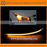 High Quality New Arrival LED DRL Strip for Honda Civic LED Eyebrow for Honda Civic Daytime Running Light 2012-2014 thumbnail-1