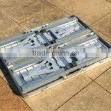 MDF Top Folding Aluminum Picnic Table Foldable Table and Chairs thumbnail-4