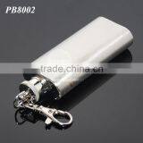 2oz Portable Flagon Kettle Oilcan Keychain 56ML Stainless Steel Metal Travel Wine Pot Mini Liquor Hip Flask thumbnail-1