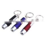 Multifunction 3 in 1 red laser pointer red laser money detector led flashlight with Climbing Hook