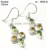 925 silver earrings gemstone jewelry wholesale Indian jewelry earrings for women