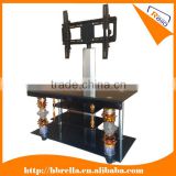 2014 modern tempered glass TV stand
