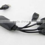.com China Wholesale4 Port Mini USB 2.0 Hub For Laptop PC High Speed 480Mbps Black thumbnail-5