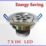 CE RoHS Approved Led 7W Ceiling Down Lights