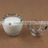 Egg Shaped Glass Pudding Bottle/jar thumbnail-2