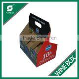 ACCEPT CUSTOM ORDER CORRUGATED WINE CARRIERS 6 PACK BOTTLES BEER CARRIERS thumbnail-6