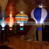 New Design Holiday Decoration Hot Air Balloon Paper Lantern