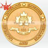 2014 High qualtiy factory canadian fire service challenge coin